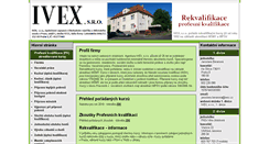 Desktop Screenshot of ivex.cz